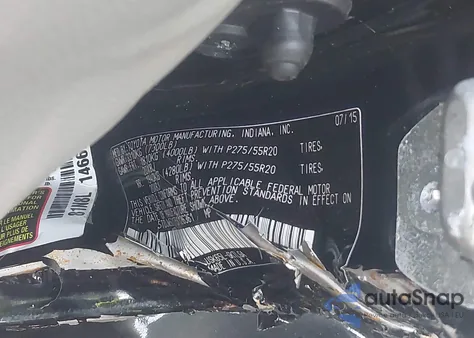 2015 Toyota Sequoia Limited 5.7L V8 из США, поврежденный, VIN 5TDJW5G17FS126361